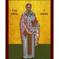 Saint Ignatius icon, Handmade Greek Orthodox icon St Ignatius of Antioch, Byzantine art wall hanging on wood plaque icon, religious decor TheHolyArt