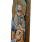 Saint John Evangelist icon, Handmade Greek Orthodox icon St John the Theologian, Apostle John Byzantine art wall hanging wood plaque TheHolyArt