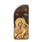 Virgin Mary icon Panagia Ierosolymitissa, Handmade Greek Orthodox Icon, Mother of God Byzantine art wall hanging, Theotokos wood plaque TheHolyArt