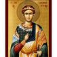 Saint Demetrius icon, Handmade Greek Orthodox icon of St Demetrios, Byzantine art wall hanging icon on  wood plaque, religious decor TheHolyArt