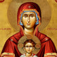 Virgin Mary icon Panagia Eleftherotria, Handmade Greek Orthodox Icon of Theotokos the Liberator, Byzantine art wall hanging plaque gift idea TheHolyArt