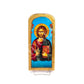 Jesus Christ icon, Handmade Greek Orthodox icon, Byzantine art wall hanging icon of our Lord on wood plaque, wedding gift ideas - TheHolyArt