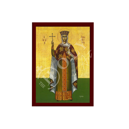Saint Ypomoni icon (Patience), Handmade Greek Orthodox icon of St Ypomoni, Byzantine art wall hanging icon plaque, religious gift - TheHolyArt