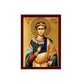 Saint Demetrius icon, Handmade Greek Orthodox icon of St Demetrios, Byzantine art wall hanging icon on  wood plaque, religious decor TheHolyArt