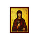 Saint Eudokia icon, Handmade Greek Orthodox icon of St Evdokia of Heliopolis, Byzantine art wall hanging icon wood plaque, religious decor TheHolyArt