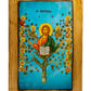 Jesus Christ icon with Apostles, Ampelos True Vine handmade Greek Orthodox icon, Byzantine art wall hanging on wood plaque, religious decor TheHolyArt