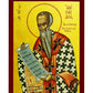 Saint Alexander icon, Handmade Greek Orthodox icon St Alexander of Constantinople, Byzantine art wall hanging wood plaque icon decor TheHolyArt