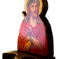 Christian Iconostasis with Jesus Christ Nymphios 30x22cm, Handmade Orthodox shrine of Our Lord, Byzantine altar wall hanging wood plaque - TheHolyArt