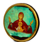Virgin Mary icon Panagia Handmade Greek Orthodox Icon, Mother of God Byzantine art wall hanging Theotokos religious icon wood plaque TheHolyArt