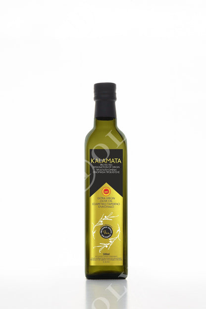 Greek Extra Virgin Olive Oil, Kalamata Messinia PDO Cold Extraction Koroneiki Variety Low Acidity 0.2% Superior First Cold Extraction Oil - TheHolyArt