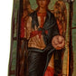 Christian Iconostasis Jesus Christ Archangel Michael Archangel Gabriel icon, Handmade Canvas Mt Athos wooden Altar Orthodox Icon TheHolyArt