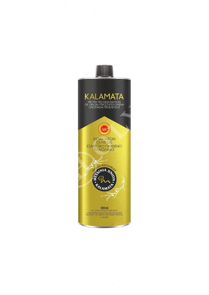 Greek Extra Virgin Olive Oil, Kalamata Messinia PDO Cold Extraction Koroneiki Variety Low Acidity 0.2% Superior First Cold Extraction Oil - TheHolyArt