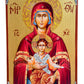 Virgin Mary icon Panagia Eleftherotria, Handmade Greek Orthodox Icon Theotokos Byzantine art wall hanging wood plaque icon religious gift TheHolyArt