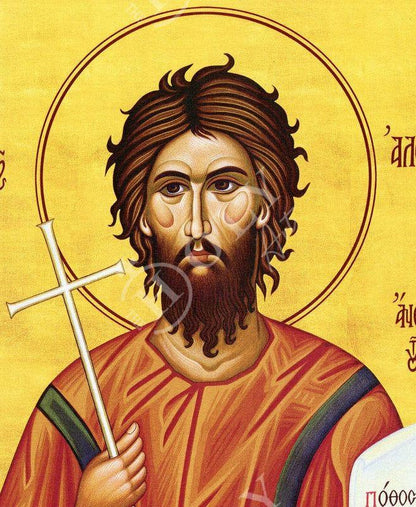 Saint Alexios icon, Handmade Greek Orthodox icon Saint Alexios Man of God, Byzantine art wall hanging on wood plaque icon, religious gift - TheHolyArt