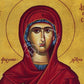 Saint Anastasia icon, Handmade Greek Orthodox icon of St Anastasia of Sirmium, Byzantine art wall hanging icon wood plaque, religious gift TheHolyArt