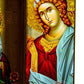 Christian Iconostasis with Virgin Mary St Catherine St Demetrius, Handmade Mount Athos Orthodox Icon,Byzantine art wall hanging wood plaque TheHolyArt
