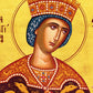Saint Catherine icon, Handmade Greek Orthodox icon of St Katherine, Byzantine art wall hanging icon plaque, religious gift decor TheHolyArt