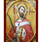 Saint Thomas of Becket icon, Handmade Greek Christian Catholic icon Saint Thomas of Canterbury, Religious art wall hanging wood plaque gift TheHolyArt