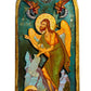 Saint John icon the Forerunner Baptist,  Handmade Greek Orthodox icon Byzantine wood plaque TheHolyArt