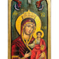 Virgin Mary icon Panagia Handmade Greek Christian Orthodox Icon Theotokos Mother of God Byzantine art wall hanging wood plaque gift 38x18cm TheHolyArt