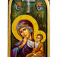 Virgin Mary icon Panagia Handmade Greek Christian Orthodox Icon Theotokos Mother of God Byzantine art wall hanging wood plaque gift TheHolyArt
