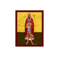 Saint Efstratios icon, Handmade Greek Orthodox icon of St Eustratius, Byzantine art wall hanging icon on wood plaque, religious gift TheHolyArt