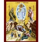 Metamorphosis Jesus Christ icon, Handmade Greek Orthodox icon of the Transfiguration, Byzantine art wall hanging wood plaque, religious gift TheHolyArt