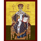 Saint Parthenius icon, Handmade Greek Orthodox icon St Parthenios, Byzantine art wall hanging on wood plaque icon, religious decor TheHolyArt