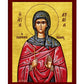 Saint Lydia icon, Handmade Greek Orthodox icon of St Lydia, Byzantine art wall hanging icon wood plaque, religious decor TheHolyArt