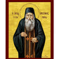 Saint Arsenios icon, Handmade Greek Orthodox icon of St Arsenios the Cappadocian, Byzantine art wall hanging on wood plaque, religious gift TheHolyArt
