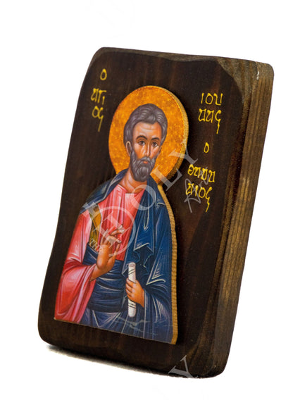 Saint Jude icon the Apostle, Handmade Greek Orthodox icon of St Jude of Thaddeus, Byzantine art wall hanging, religious gift - TheHolyArt
