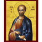 Saint Simon icon the Apostle, Handmade Greek Orthodox icon of St Simon, Byzantine art wall hanging wood plaque, religious gift TheHolyArt