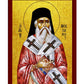 Saint Nectarios icon of Aegina, Greek Handmade Orthodox icon of St Nectarios of Pentapolis, Byzantine art wall hanging, religious gift TheHolyArt