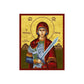 Virgin Mary icon Panagia General Ypermachos , Handmade Greek Orthodox Icon, Byzantine art Theotokos wall hanging wood plaque religious gift