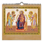 2024 15-day Table & Wall Calendar Jesus Christ, Orthodox Greek Calendar with daily Feast days of Saints Synaxari religious gift home decor
