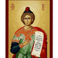 Prophet Daniel icon, Handmade Greek Orthodox icon St Daniel, Byzantine art wall hanging on wood plaque, religious decor gift idea