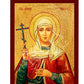 Saint Victoria icon, Handmade Greek Orthodox icon St Victoria, Byzantine art wall hanging on wood plaque icon, religious decor TheHolyArt
